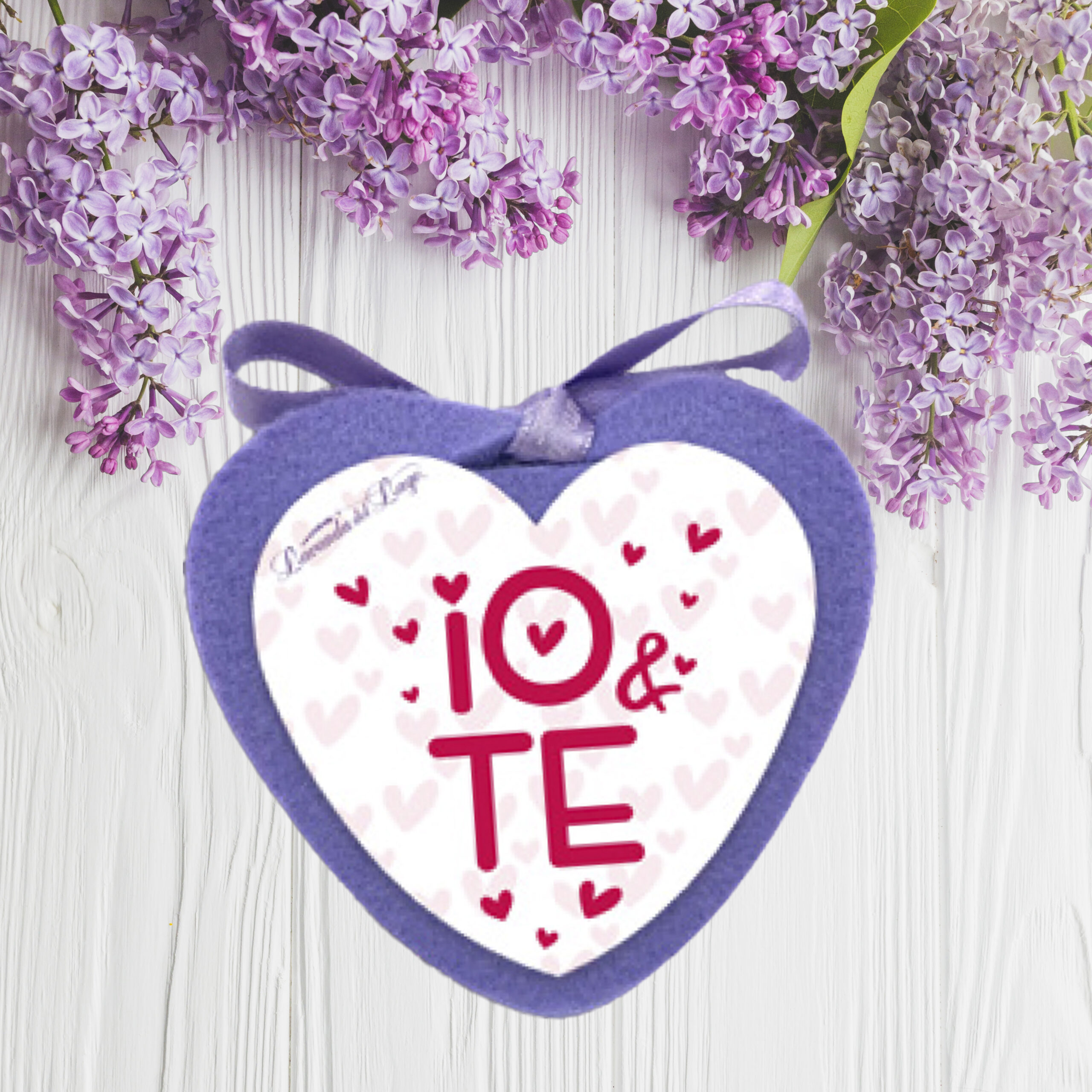 Cuore di stoffa io & te